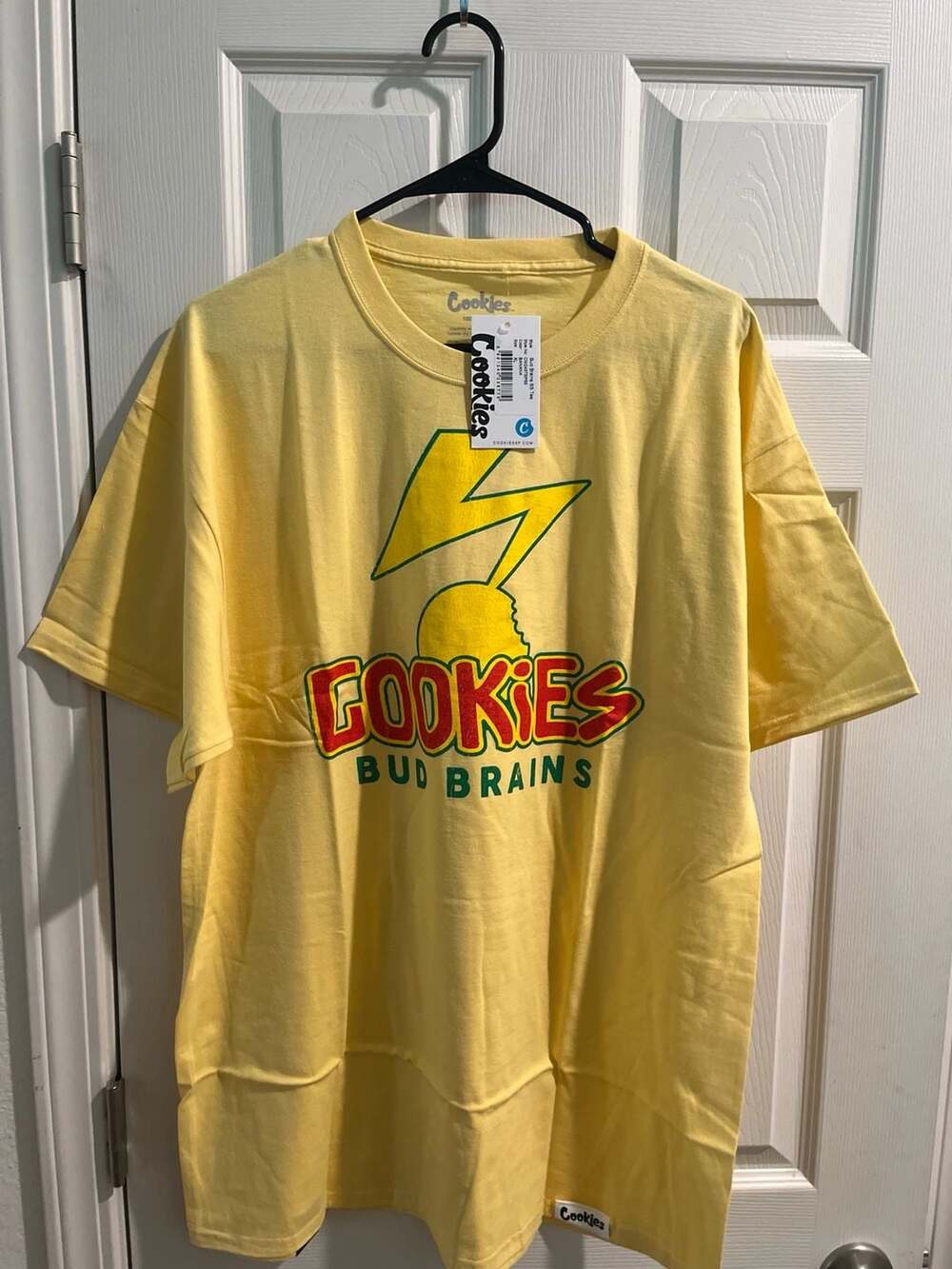 Cookies Bud Brains SS Tee Yellow Size XL